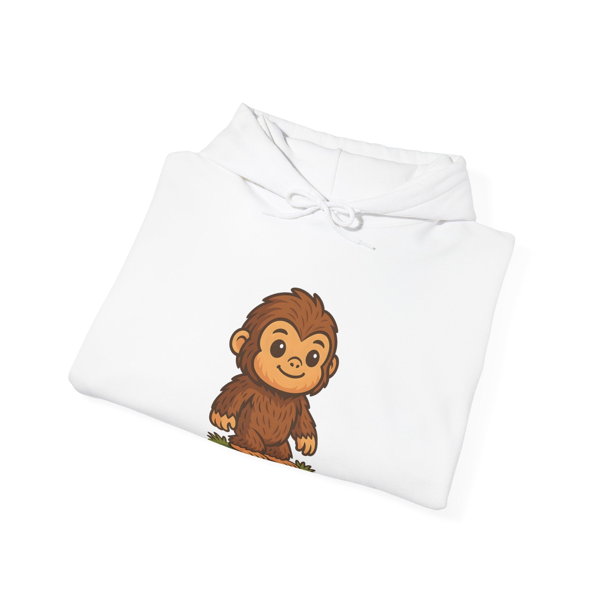 Chibi Bigfoot Hoodie - Cute Sasquatch Cartoon Hoodie