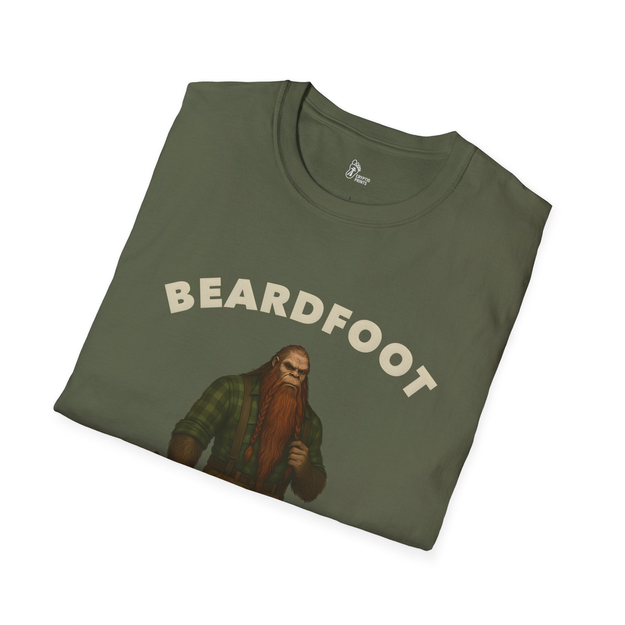 Bigfoot Beardfoot T-Shirt - Legendary Beard Power