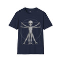 Alien Vitruvian Anatomy Graphic Tee - Cryptid Prints