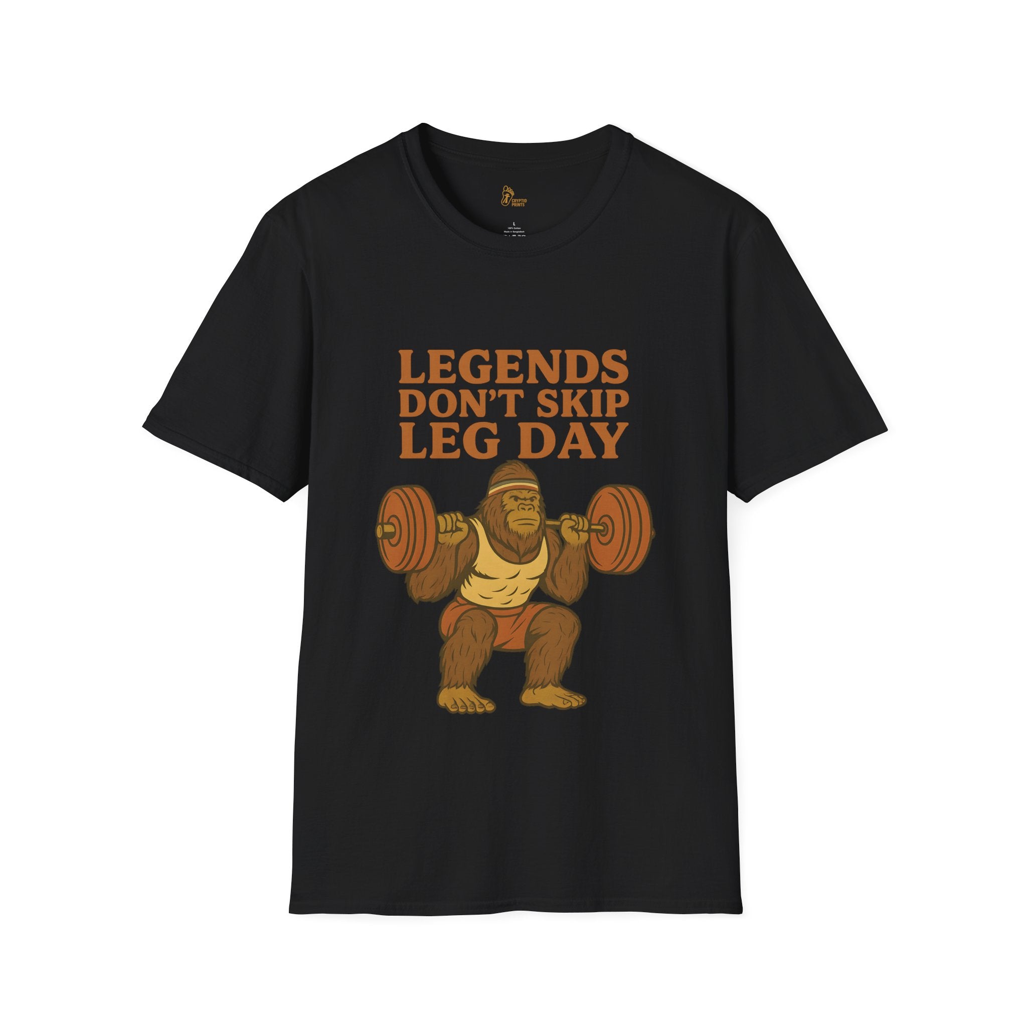 Bigfoot "Legends Don't Skip Leg Day - Cryptid Gym Design