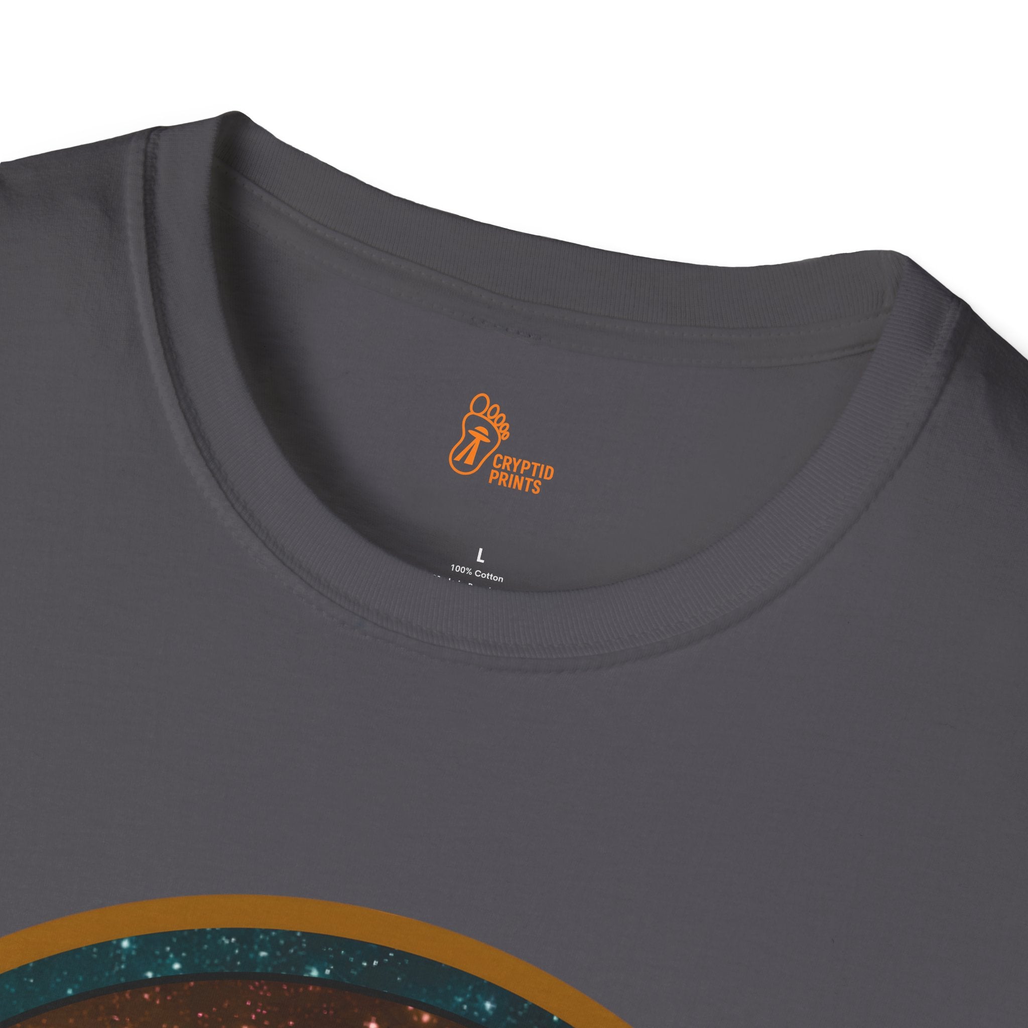 Alien Cosmic Silhouette T-Shirt - Celestial Galaxy Icon