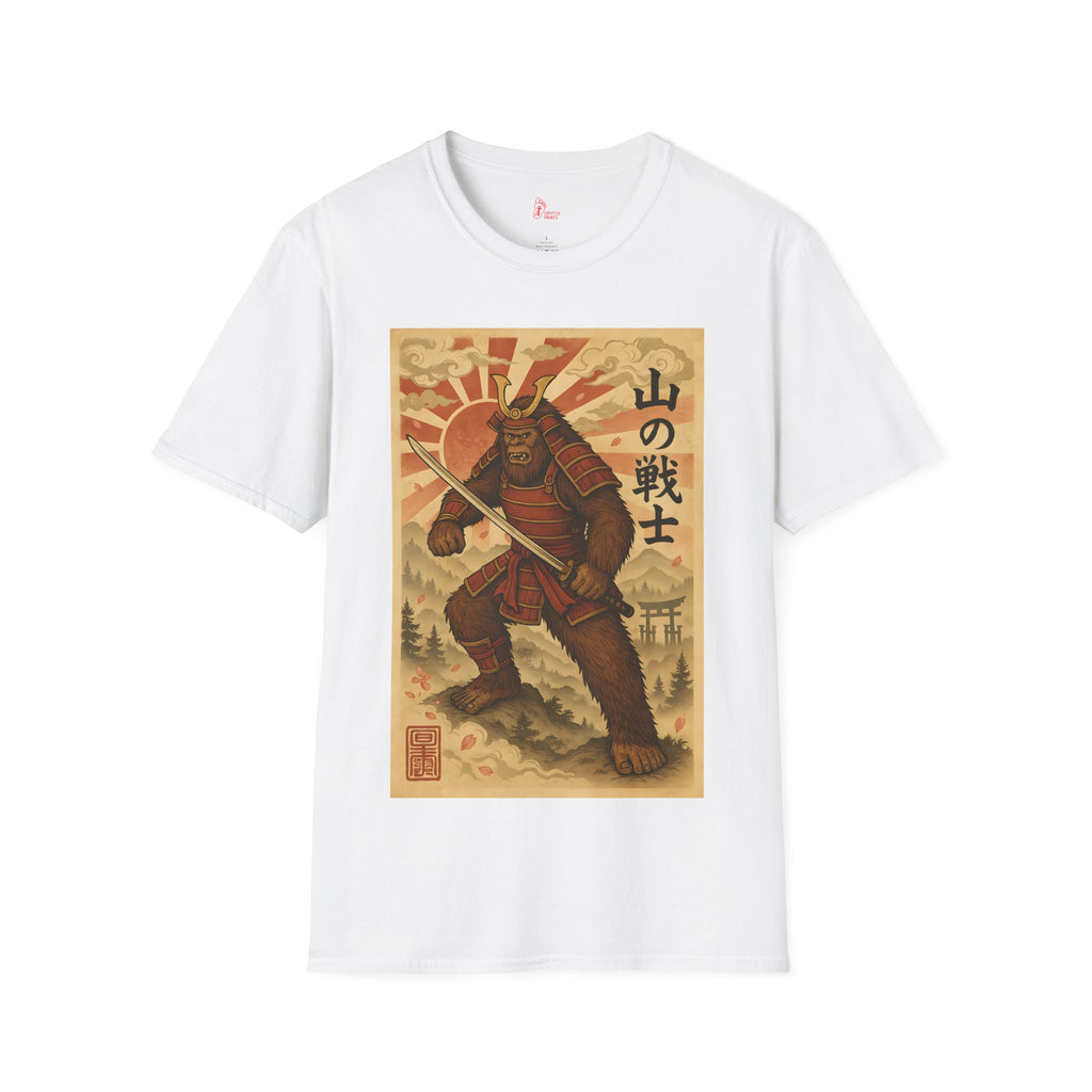 Samurai Bigfoot T-Shirt - “Mountain Warrior” Cryptid Design