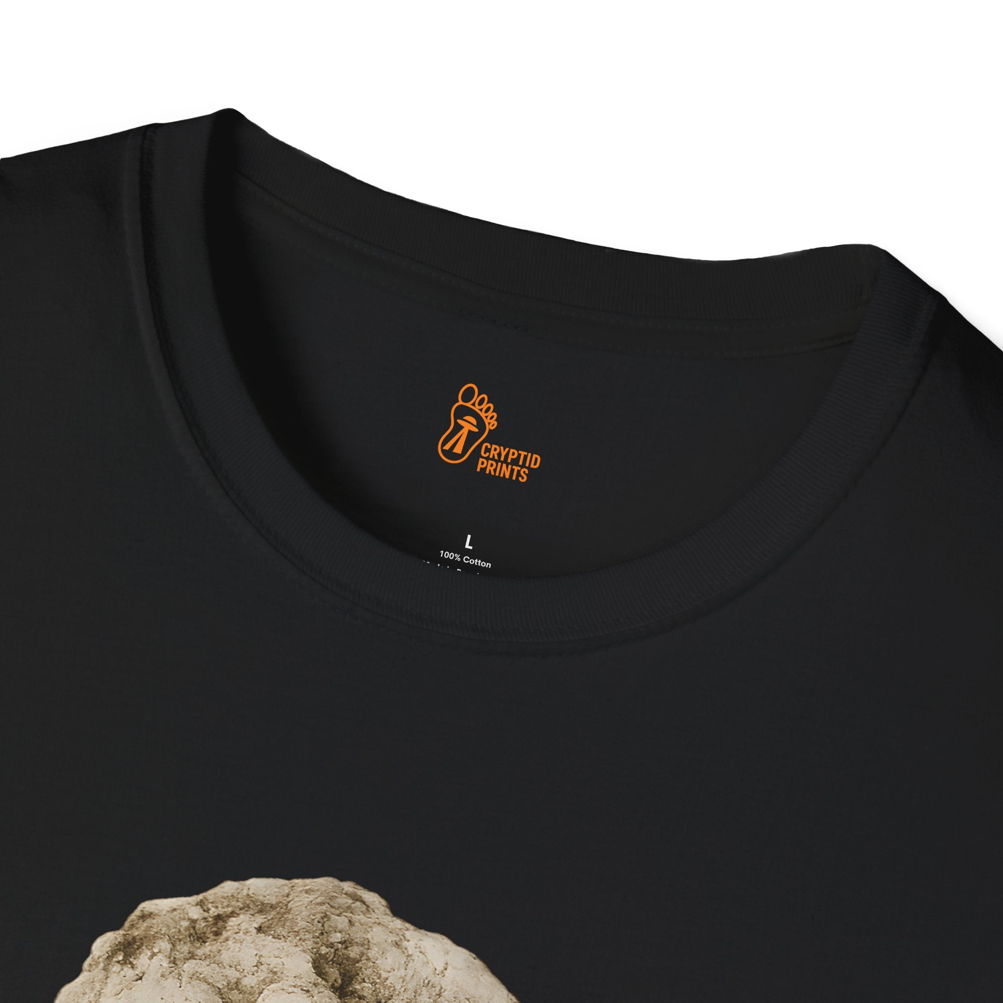 Bigfoot Foot Casting T-Shirt - Field Research Plaster Impression