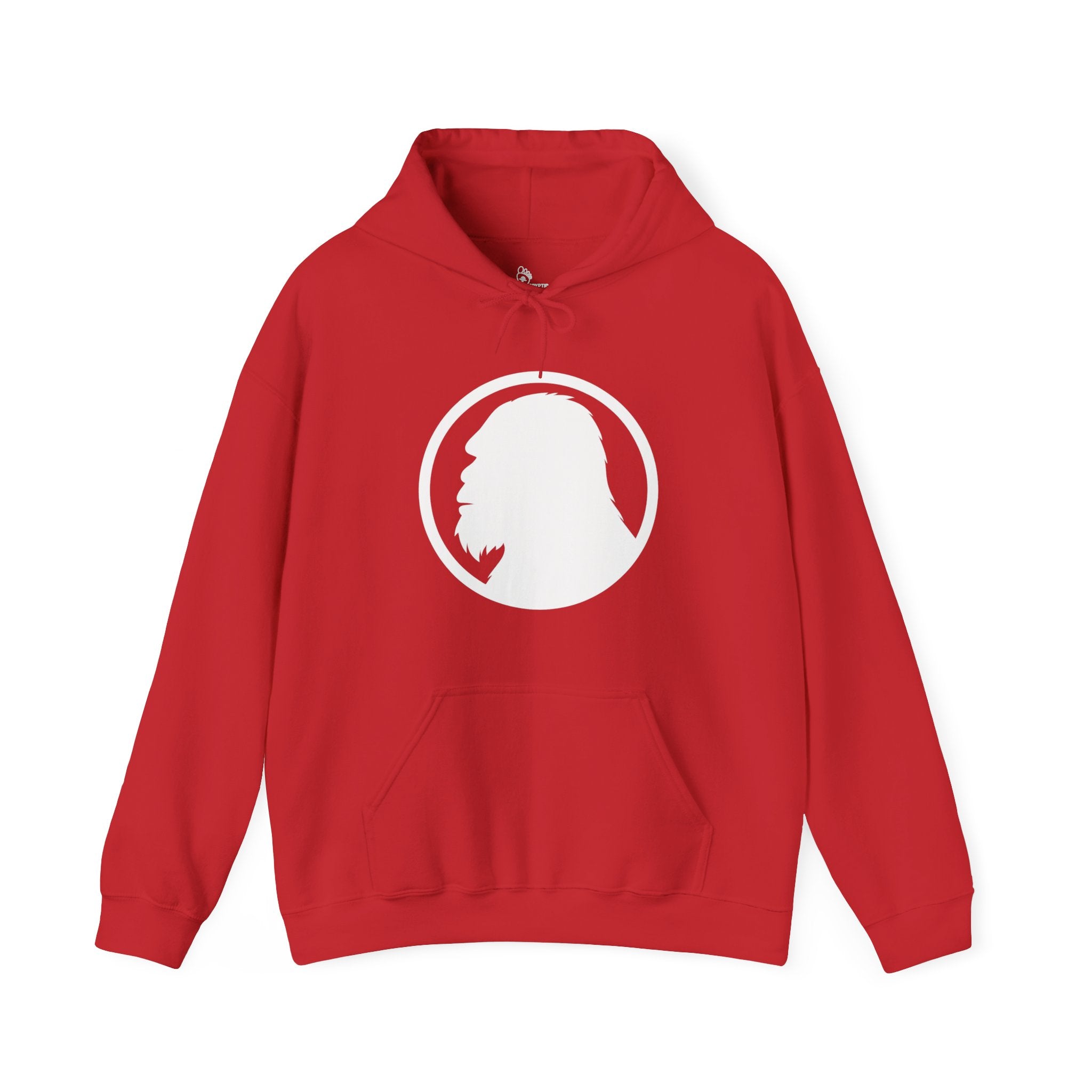 Bigfoot Silhouette Hoodie - Clean White Cryptid Emblem